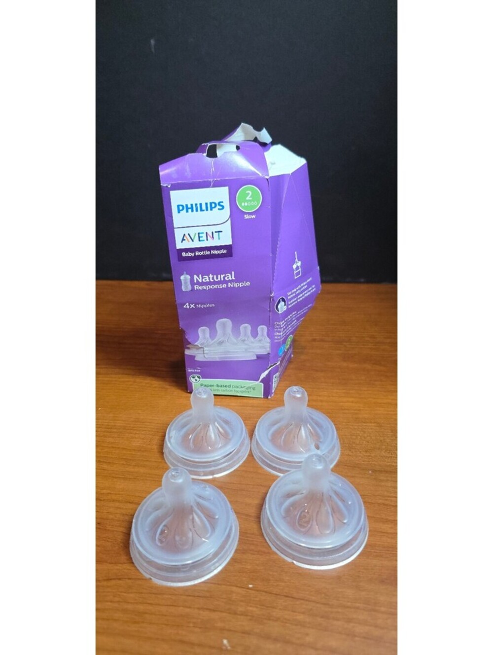 Philips Avent #2 baby bottle nipple-slow